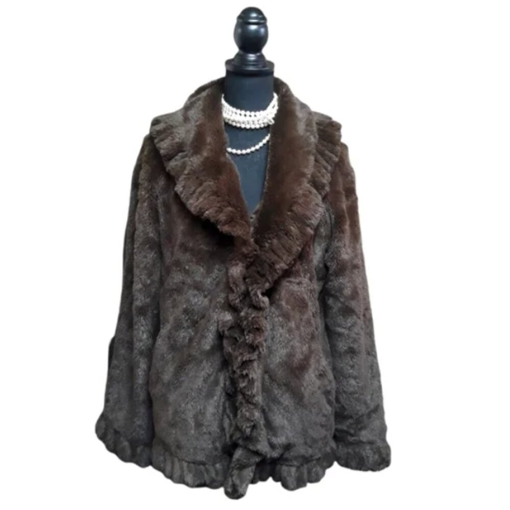 Damselle NY Faux Fur Jacket